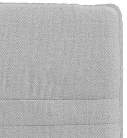 Cadeiras de jantar 2 pcs tecido cinza nuvem