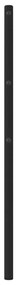 Cabeceira de cama 80 cm metal preto