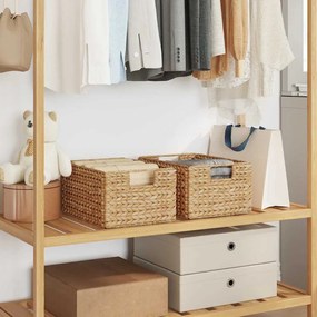 vidaXL Cestos de Armazenamento 2 pcs Natural 38 x 28 x 15 cm