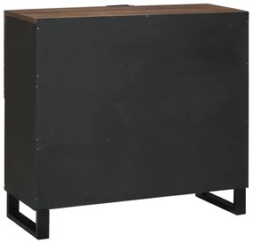 <strong>Buffet </strong> 80x33.5x75 cm em madeira de manga sólida