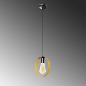 Candeeiro Halka – Dourado e Preto – 20 x 5 cm