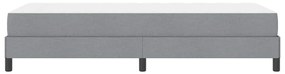 Cama Box Outros Cinzento-claro 90 x 190 cm tecido
