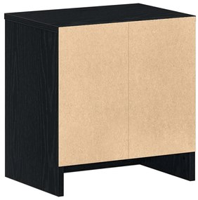 Mesas de cabeceira 2 pcs com gaveta 39x28x41 cm preto