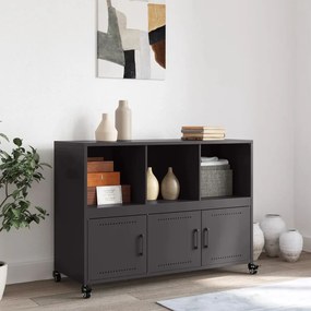 Aparador 100,5x39x72 cm aço preto