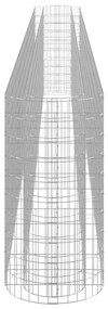 Canteiro elevado/cesto gabião 310x50x100 cm ferro galvanizado