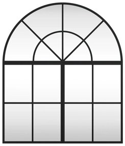 Espelho de parede arqueado 60x70 cm ferro preto