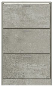 Sapateira 63x24x103 cm derivados de madeira cinzento cimento