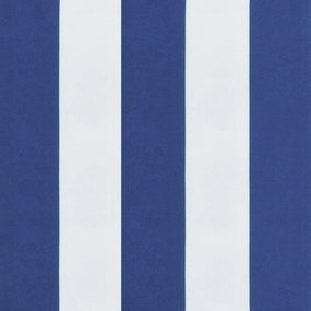 Almofadão p/ paletes 60x61,5x10 cm tecido oxford azul/branco