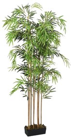 Árvore de bambu artificial 1095 folhas 150 cm verde