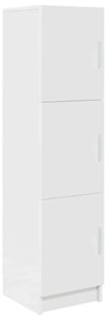 Aparador Branco Branco Madeira MDF Médio Aparador Branco