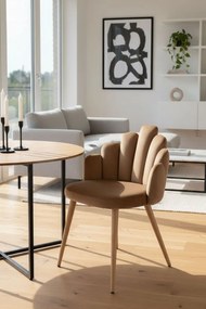 Cadeira Hand Veludo - Marrom