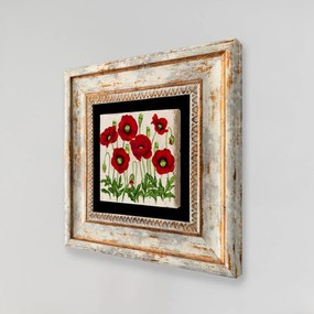 Pintura Decorativa em Moldura TC357225 – Multicolor – 20 x 20 cm