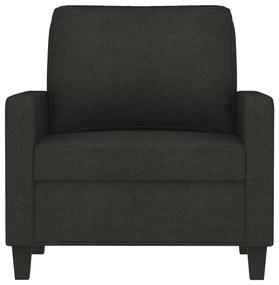 Poltrona 60 cm tecido preto