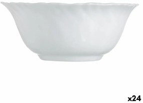 Tigela Luminarc Feston Branco Vidro (12 cm) (24 Unidades)