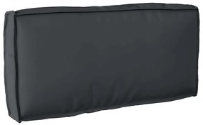 vidaXL Capa de Almofada para Encosto Preta 80x40x12 cm, em Tecido Oxford