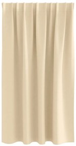 Cortinas com cortinas 2 pcs Creme 140 x 140 cm Poliéster