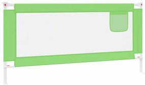 Barra de segurança p/ cama infantil tecido 190x25 cm verde
