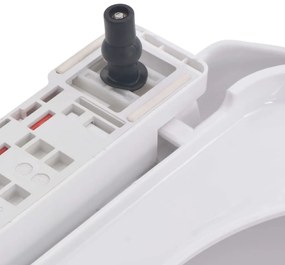 Tampo de sanita fecho suave com design remoção rápida branco