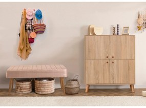 Conjunto de Mobiliário de Entrada Multilux – Sonomo Stone – Sapateira: