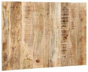 Cabeceira 120 cm madeira de mangueira áspera maciça