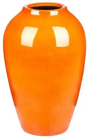 Vaso de terracota laranja 39 cm TERRASA Beliani