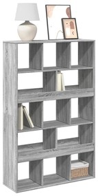 vidaXL Estante 100x33x156,5 cm derivados de madeira cinzento sonoma