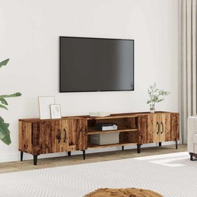 vidaXL Móvel de TV 180x31,5x40 cm derivados de madeira madeira velha