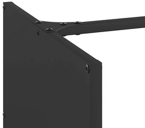 Suporte para lenha 40x40x40 cm aço laminado a frio preto