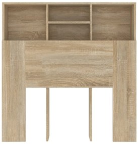 Armário de cabeceira 100x19x103,5 cm cor carvalho sonoma