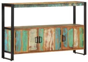 vidaXL Aparador 120x30x75 cm madeira recuperada maciça