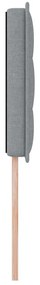 Cabeceira vidaXL Design Linhas Cinza Claro 100 cm Tecido