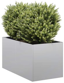 vidaXL Planter 40x80x40 cm aço galvanizado