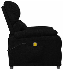 Poltrona de massagens tecido preto