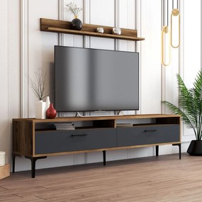 Conjunto de Mobiliário para Sala de Estar Istanbul – Nogueira e Antrac