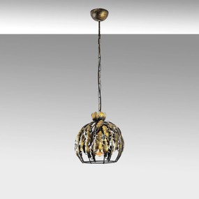 Candeeiro Chandelier Endustriyel – Multicolor – 16 x 16 x 42 cm