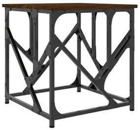 Mesa de centro 45x45x47,5cm derivados madeira carvalho castanho