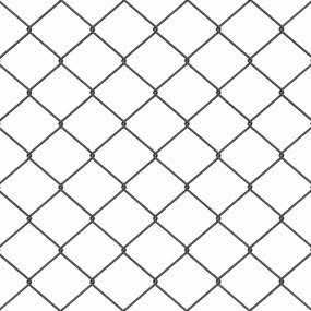 Conjunto de Postes de Cerca Prateado 10 x 1.4 m Aço Galvanizado