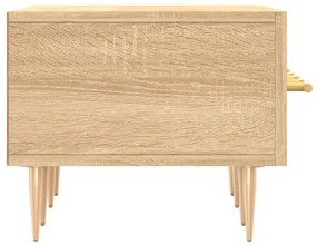 Móvel de TV 150x36x30 cm derivados de madeira carvalho sonoma