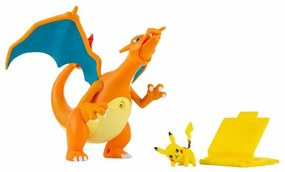 Playset Pokémon Deluxe Charizard vs Pikachu 5 Peças