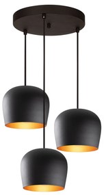 Candeeiro Chandelier Berceste – Preto – Diâmetro 48 cm x Altura 111 cm