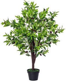 Planta Artificial com Altura 120cm Oliveira Artificial com 1080 Azeito