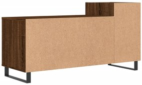 Móvel TV 100x35x55 cm madeira processada cor carvalho castanho