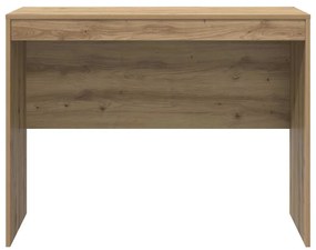 Secretária Carvalho Artesanal MDF 100 x 50 x 76 cm Simples