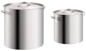 2 pcs conjunto de panelas 71/36 L aço inoxidável