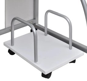 Secretária computador 110x52x88,5 cm derivados madeira branco