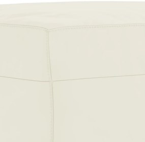 3 pcs conjunto de sofás veludo cor creme