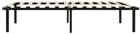 Estrutura de cama 90x200 cm metal preto