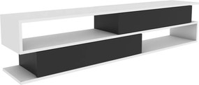 Móvel TV Cortez – Branco e Antracite – 160x35,3x38,6 cm