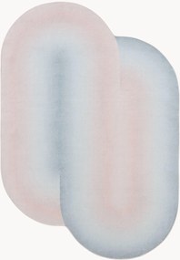 Tapete de pelo curto com forma orgânica Luna