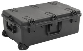 vidaXL Mala de viagem portátil 79,5x51,5x30,5 cm PP preto